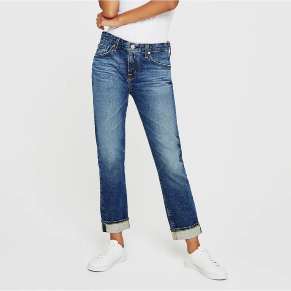 AG The Ex-Boyfriend Slouchy Slim Jeans 14 Years Mentor Denim Casual Women’s 32 - Picture 1 of 11